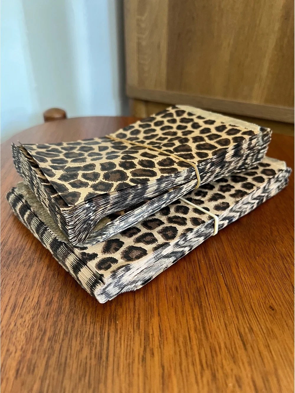 Qty 500~2 sizes~Leopard Animal Print Party Jewelry Favor Treat Paper Gift Bags